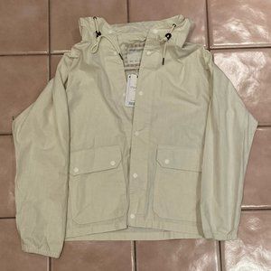 Denim & Flower Parka Jacket